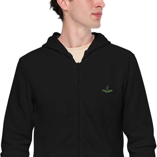 Unisex basic zip hoodie