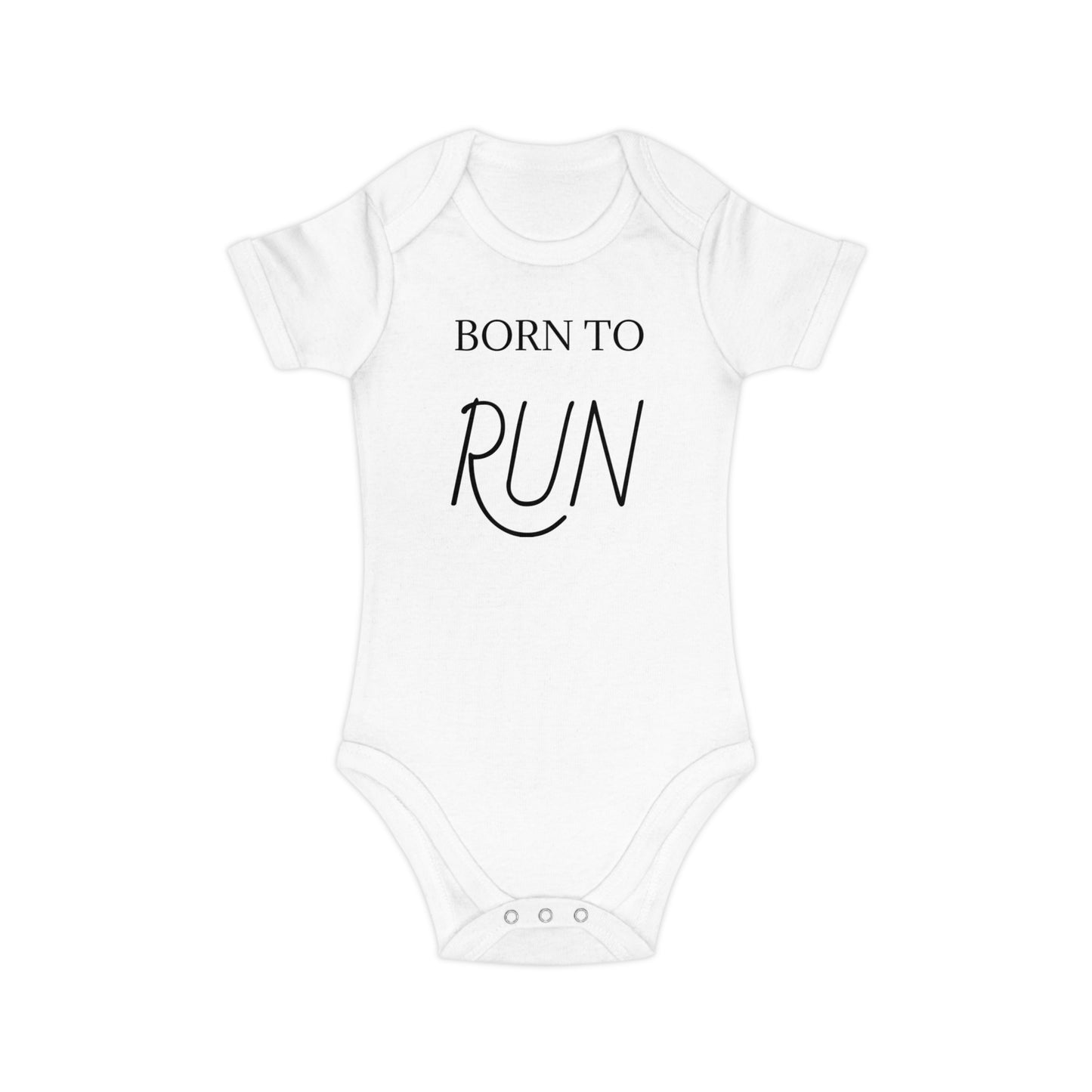 Born to Run Cotton Baby Bodysuit